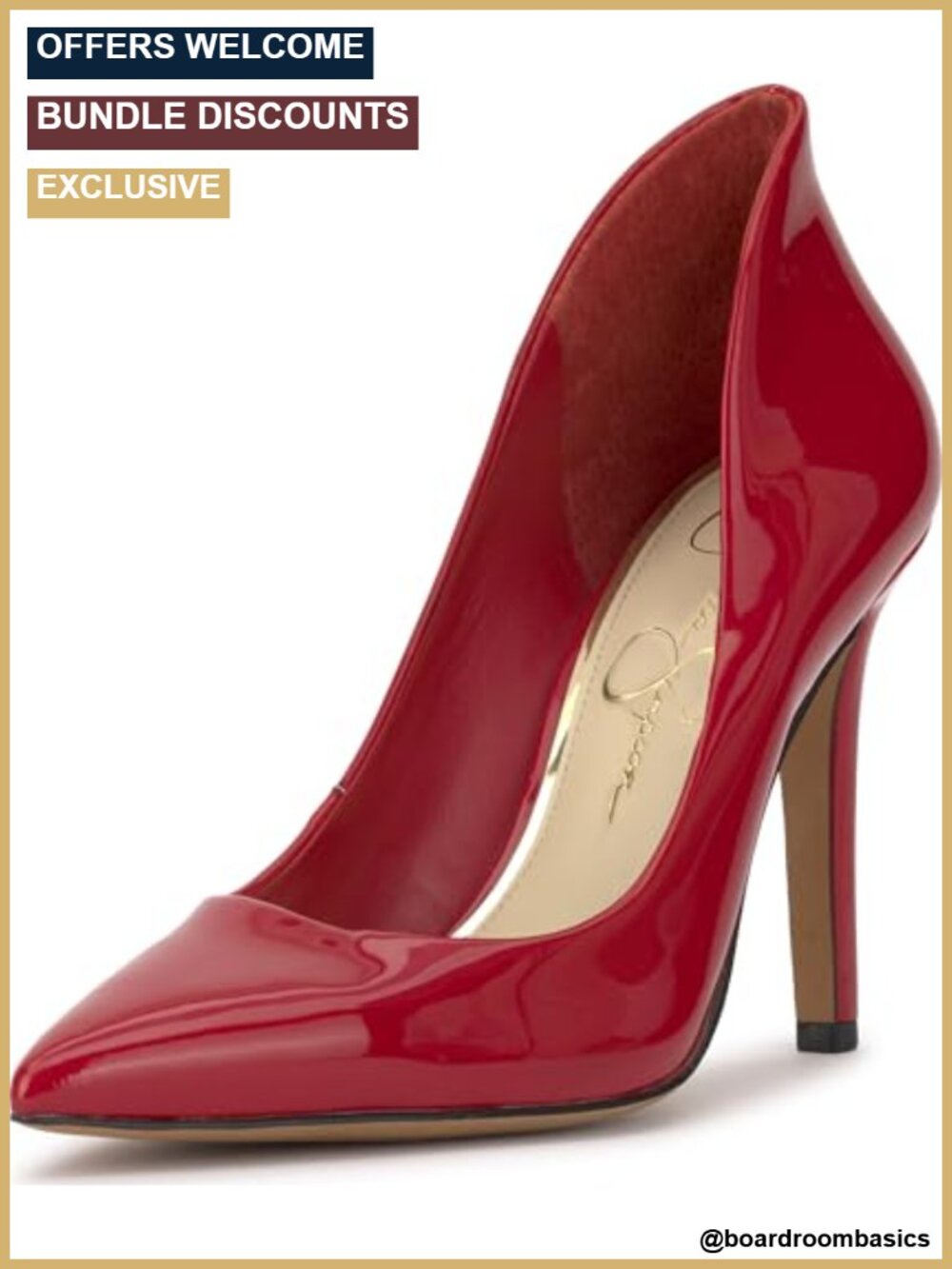 Memory Foam Slip On Dress Pumps Heels